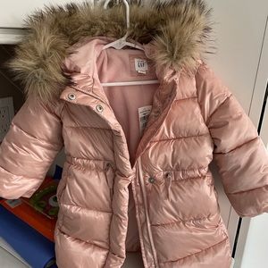 Gap girls puffer jacket. Frosted pink. 2T and 18-24mo sizes available